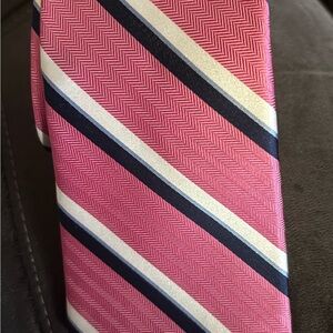 Elegant Pink Striped Tie. Nordstrom brand.